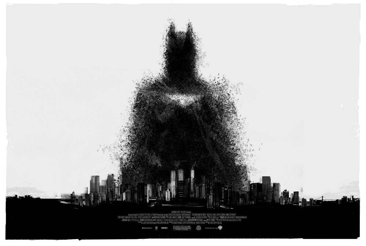 Mondo The Dark Knight Rises Jock Poster